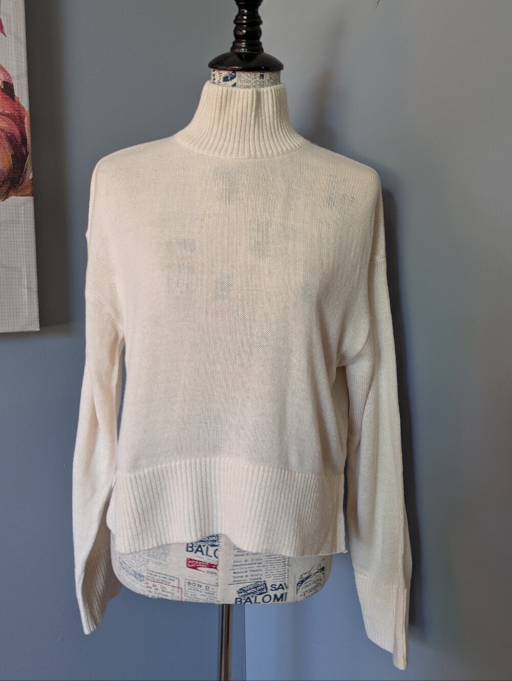 Divided H&M Cream Turtleneck Sweater